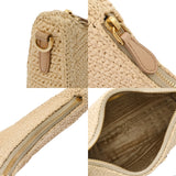 PRADA プラダ Re-Edition 2000 バッグ 2WAY ベージュ 1BH204 レディース ラフィア ショルダーバッグ ABランク 中古 銀蔵