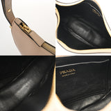 PRADA プラダ アーケ スモール ショルダーバッグ ベージュ 1BC194 レディース ナッパレザー ショルダーバッグ ABランク 中古 銀蔵