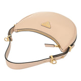 PRADA プラダ アーケ スモール ショルダーバッグ ベージュ 1BC194 レディース ナッパレザー ショルダーバッグ ABランク 中古 銀蔵