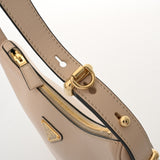 PRADA プラダ アーケ スモール ショルダーバッグ ベージュ 1BC194 レディース ナッパレザー ショルダーバッグ ABランク 中古 銀蔵