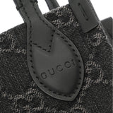 GUCCI グッチ ミニバッグ オフィディア 2WAY ブラック 773730 レディース GGデニム/レザー ハンドバッグ Aランク 中古 銀蔵