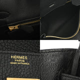 HERMES エルメス バーキン 30 ブラック A刻印(2017年頃) レディース トゴ ハンドバッグ Bランク 中古 銀蔵