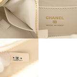CHANEL シャネル マトラッセ ミニハンドバッグ ホワイト AP3467 レディース キャビアスキン ハンドバッグ Aランク 中古 銀蔵