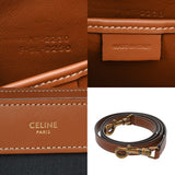 CELINE セリーヌ ラゲージ ナノ 2WAY ネイビー/タン 189243 レディース キャンバス/カーフ ハンドバッグ ABランク 中古 銀蔵