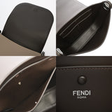 FENDI フェンディ ROMA CHIODO グレージュ 7VA622 レディース カーフレザー ショルダーバッグ ABランク 中古 銀蔵
