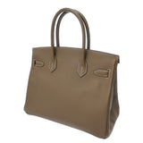 HERMES エルメス バーキン 30 エトゥープ Y刻印(2020年頃) レディース ヴォーエプソン ハンドバッグ Aランク 中古 銀蔵