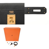 HERMES エルメス ケリー 32 内縫い 2WAY ブラック □A刻印(1997年頃) レディース フィヨルド ハンドバッグ Aランク 中古 銀蔵