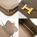 HERMES エルメス コンスタンス3 ミニ 18 ミロワール エトゥープ レディース ヴォーエプソン ショルダーバッグ Aランク 中古 銀蔵