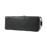 CHANEL シャネル マトラッセ ミニチェーンショルダー 18cm ブラック A01115 ユニセックス ラムスキン ショルダーバッグ ABランク 中古 銀蔵