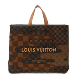 LOUIS VUITTON ルイヴィトン モノグラムランドスケープ ショッパートート MM ブラウン M15274 ユニセックス モノグラムキャンバス ダミエキャンバス ハンドバッグ Aランク 中古 銀蔵