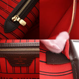 LOUIS VUITTON ルイヴィトン ダミエ ネヴァーフル MM ブラウン N40599 レディース ダミエキャンバス トートバッグ Aランク 中古 銀蔵