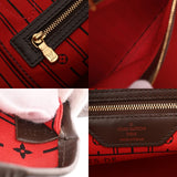 LOUIS VUITTON ルイヴィトン ダミエ ネヴァーフル PM ブラウン N51109 レディース ダミエキャンバス トートバッグ Bランク 中古 銀蔵
