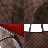 LOUIS VUITTON ルイヴィトン ダミエ ネヴァーフル PM ブラウン N51109 レディース ダミエキャンバス トートバッグ Bランク 中古 銀蔵