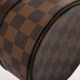 LOUIS VUITTON ルイヴィトン ダミエ パピヨン PM ブラウン N51304 レディース ダミエキャンバス ハンドバッグ Aランク 中古 銀蔵