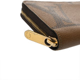 LOUIS VUITTON ルイヴィトン モノグラムジャイアントリバース ジッピーウォレット キャメル M69353 レディース モノグラムキャンバス 長財布 Bランク 中古 銀蔵
