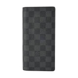 LOUIS VUITTON ルイヴィトン ダミエグラフィット ポルトフォイユ ブラザ ブラック N62665 メンズ ダミエキャンバス 長財布 ABランク 中古 銀蔵