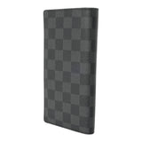 LOUIS VUITTON ルイヴィトン ダミエグラフィット ポルトフォイユ ブラザ ブラック N62665 メンズ ダミエキャンバス 長財布 ABランク 中古 銀蔵