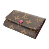 LOUIS VUITTON ルイヴィトン モノグラム ミュルティクレ6 フューシャ M60701 ユニセックス モノグラムキャンバス キーケース Aランク 中古 銀蔵