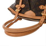 LOUIS VUITTON ルイヴィトン モノグラム ティボリ GM ブラウン M40144 レディース モノグラムキャンバス ハンドバッグ ABランク 中古 銀蔵