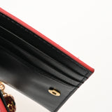 BVLGARI ブルガリ セルペンティ ピンク レディース パテントカーフ カードケース Aランク 中古 銀蔵
