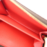 LOUIS VUITTON ルイヴィトン モノグラムペインティッドドット ポルトフォイユルー 草間彌生コラボ ブラウン/マルチカラー M81981 レディース モノグラムキャンバス 二つ折り財布 Aランク 中古 銀蔵
