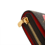 LOUIS VUITTON ルイヴィトン モノグラムペインティッドドット ポルトフォイユルー 草間彌生コラボ ブラウン/マルチカラー M81981 レディース モノグラムキャンバス 二つ折り財布 Aランク 中古 銀蔵