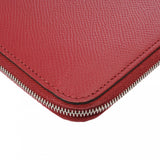 HERMES エルメス アザップロング シルクイン ルージュヴィフ X刻印(2016年頃) レディース ヴォーエプソン 長財布 ABランク 中古 銀蔵