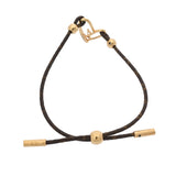 LOUIS VUITTON ルイヴィトン モノグラム ブラスレフォールインラブ ブラウン M8024 レディース モノグラムキャンバス メタル ブレスレット ABランク 中古 銀蔵
