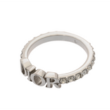 CHRISTIAN DIOR クリスチャンディオール evolution リング #L R2700WOMCY.D001 14号 レディース メタル/クリスタル リング・指輪 Aランク 中古 銀蔵