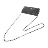 CHANEL シャネル マトラッセ クラシックチェーンウォレット ブラック AP4241 レディース ラムスキン ショルダーバッグ Aランク 中古 銀蔵