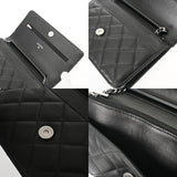 CHANEL シャネル マトラッセ クラシックチェーンウォレット ブラック AP4241 レディース ラムスキン ショルダーバッグ Aランク 中古 銀蔵