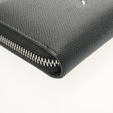 Maison Margiela メゾン マルジェラ ジップアラウンド ウォレット 4ステッチ ブラック S56UI0110P4455T8013 レディース グレイニーレザー 長財布 ABランク 中古 銀蔵