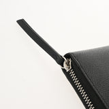 Maison Margiela メゾン マルジェラ ジップアラウンド ウォレット 4ステッチ ブラック S56UI0110P4455T8013 レディース グレイニーレザー 長財布 ABランク 中古 銀蔵