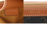 CELINE セリーヌ スモール コスメティックポーチ タン 4M1622CZJ.04LU レディース トリオンフキャンバス/カーフ ポーチ Aランク 中古 銀蔵