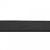 GUCCI グッチ ダブルG スリムベルト サイズ75 ブラック 409417 メンズ レザー ベルト Aランク 中古 銀蔵