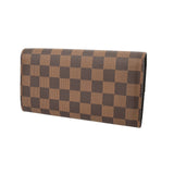 LOUIS VUITTON ルイヴィトン ダミエ ポルトフォイユ サラ 旧型 ブラウン N61734 レディース ダミエキャンバス 長財布 Aランク 中古 銀蔵