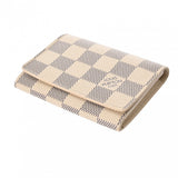 LOUIS VUITTON ルイヴィトン ダミエアズール アンヴェロップ カルト ドゥ ヴィジット ホワイト N61746 ユニセックス ダミエキャンバス カードケース Aランク 中古 銀蔵