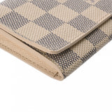 LOUIS VUITTON ルイヴィトン ダミエアズール アンヴェロップ カルト ドゥ ヴィジット ホワイト N61746 ユニセックス ダミエキャンバス カードケース Aランク 中古 銀蔵