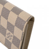 LOUIS VUITTON ルイヴィトン ダミエアズール アンヴェロップ カルト ドゥ ヴィジット ホワイト N61746 ユニセックス ダミエキャンバス カードケース Aランク 中古 銀蔵