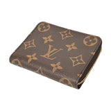 LOUIS VUITTON ルイヴィトン モノグラム ジッピーコインパース ブラウン M60067 レディース モノグラムキャンバス コインケース Aランク 中古 銀蔵