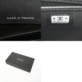 CHANEL シャネル マトラッセ クラシックロングフラップ ウォレット ブラック AP0241 レディース ラムスキン 長財布 Aランク 中古 銀蔵