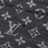 LOUIS VUITTON ルイヴィトン モノグラム デニムショール ダークブルー M71376 レディース シルク60％/ウール40％ ショール ABランク 中古 銀蔵