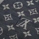 LOUIS VUITTON ルイヴィトン モノグラム デニムショール ダークブルー M71376 レディース シルク60％/ウール40％ ショール ABランク 中古 銀蔵
