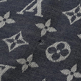 LOUIS VUITTON ルイヴィトン モノグラム デニムショール ダークブルー M71376 レディース シルク60％/ウール40％ ショール ABランク 中古 銀蔵