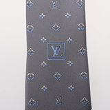 LOUIS VUITTON ルイヴィトン ネクタイ LVデュアル マリーヌ M79431 メンズ シルク100% ネクタイ 未使用 銀蔵