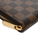 LOUIS VUITTON ルイヴィトン ダミエアズール ジッピーウォレット ブラウン N60139 レディース ダミエキャンバス 長財布 ABランク 中古 銀蔵