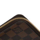LOUIS VUITTON ルイヴィトン ダミエアズール ジッピーウォレット ブラウン N60139 レディース ダミエキャンバス 長財布 ABランク 中古 銀蔵