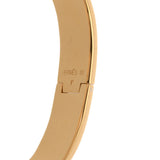 HERMES エルメス クリックH レッド ゴールド金具 レディース ブレスレット ABランク 中古 銀蔵