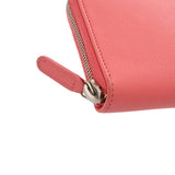 CHANEL シャネル ロングジップウォレット ピンク A81657 レディース カーフスキン 長財布 ABランク 中古 銀蔵