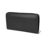 CHRISTIAN DIOR クリスチャンディオール Saddle ロングジップウォレット ブラック 2ADBC315YKK_HOON メンズ キャビアスキン 長財布 Aランク 中古 銀蔵